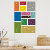 Mexiko-Stadt - Transitpaletten Poster (Küche)
