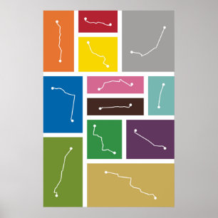Mexiko-Stadt - Transitpaletten Poster