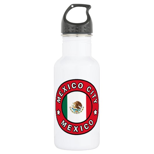 Mexiko-Stadt Trinkflasche (Vorderseite)