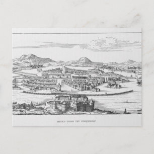 Mexiko-Stadt unter dem Eroberer Postkarte