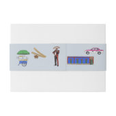 Mexiko Stadt Wasserfarbe Einladungsbanderole (Rückseitenbeispiel)