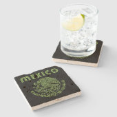 Mexiko Steinuntersetzer (Seitenansicht)
