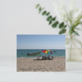 Mexiko Strand Postkarte (Stehend Vorderseite)
