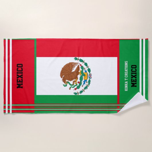 Mexiko Strandtuch (Vorderseite)