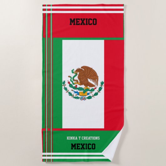 Mexiko Strandtuch (Vorderseite)