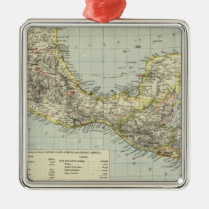 Mexiko Süd, Mittelamerika Silbernes Ornament