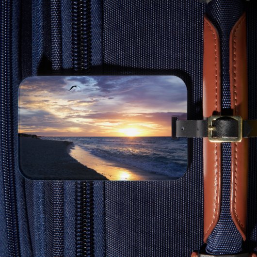 Mexiko Sunrise Gepäckanhänger (Vorderseite Insitu 4)