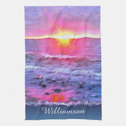 Mexiko Sunset 0909 Geschirrtuch (Vertikal)