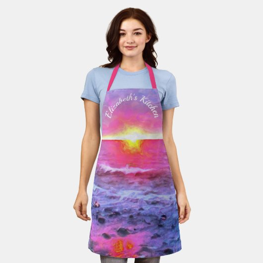 Mexiko Sunset 0909 Schürze (Getragen)