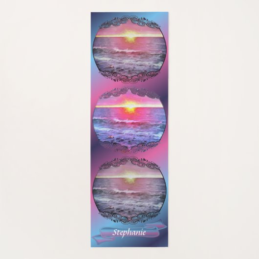 Mexiko Sunset 0909 Yogamatte (Rückseite)