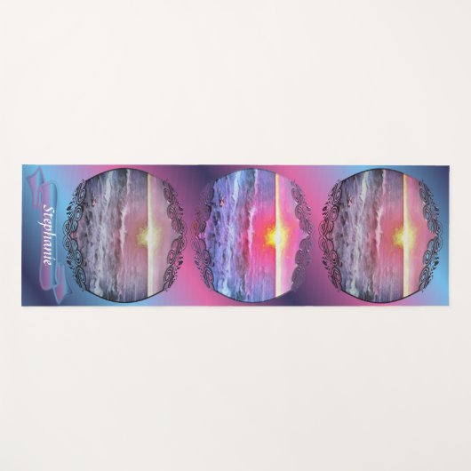 Mexiko Sunset 0909 Yogamatte (Vorderseite (Horizontal))