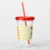 Mexiko-Symbole Acryltrinkbecher (Links)