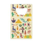 Mexiko-Symbole Geldbeutel Flaschenöffner (Vorderseite)