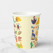 Mexiko-Symbole Pappbecher (Links)