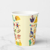 Mexiko-Symbole Pappbecher (Rechts)