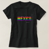 Mexiko-T - Shirt | Regenbogenflagge W. (Design vorne)