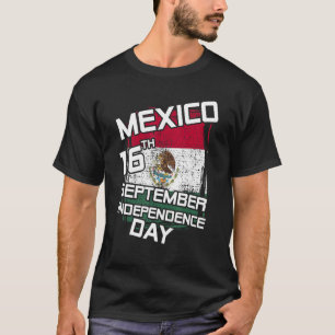 Mexiko Tag der Unabhängigkeit 2022 Mexikanische Fl T-Shirt