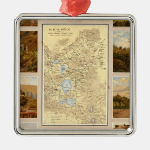 Mexiko-Tal Ornament Aus Metall