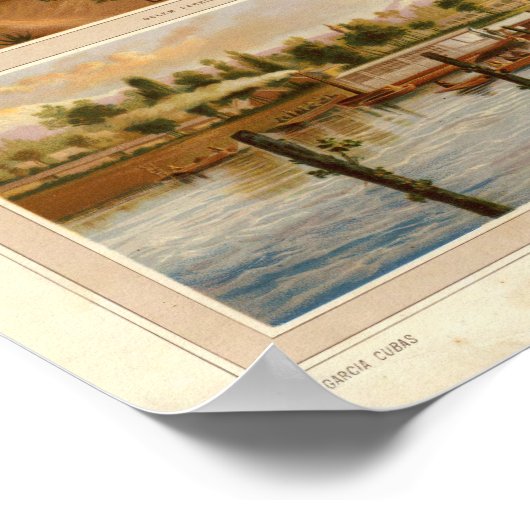 Mexiko-Tal Poster (Ecke)