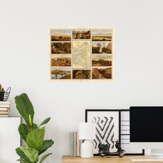 Mexiko-Tal Poster (Heimbüro)