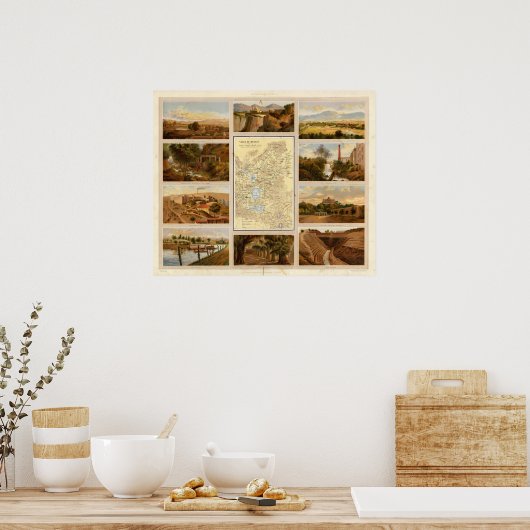 Mexiko-Tal Poster (Küche)