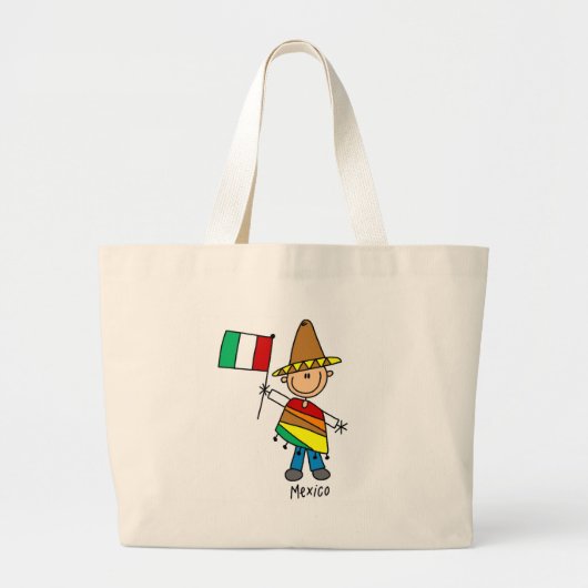 Mexiko-Tasche Jumbo Stoffbeutel (Vorne)