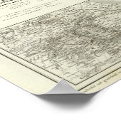 Mexiko, Texas, Kalifornien, C Amerika Poster (Ecke)