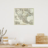 Mexiko, Texas, Kalifornien, C Amerika Poster (Küche)