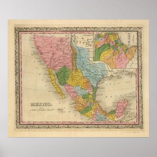 Mexiko, Texas Poster (Vorne)