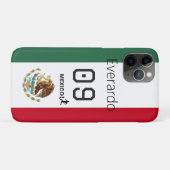 Mexiko Trikot Stil Benutzerdefinierter Name Nummer Case-Mate iPhone Hülle (Rückseite (Horizontal))
