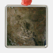 Mexiko und die südwestlichen Vereinigten Staaten Silbernes Ornament (Vorne)