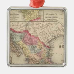 Mexiko und Guatemala 4 Ornament Aus Metall