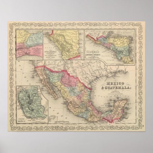Mexiko und Guatemala 4 Poster (Vorne)