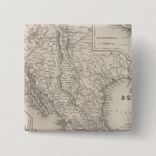 Mexiko und Guatemala Button (Vorderseite)
