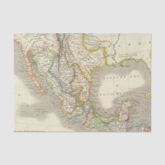 Mexiko und Guatemala Seidenpapier (Vorderseite)