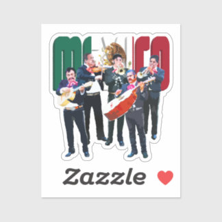Mexiko und Mariachi Band Aufkleber