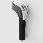 Mexiko und Mexiko: Grüne Persönlichkeit der Flagge Golf Headcover (angewinkelt)