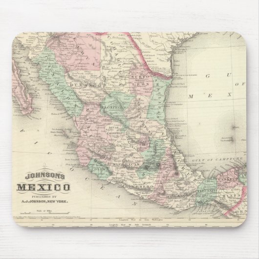 Mexiko und Mittelamerika 2 Mousepad (Vorne)