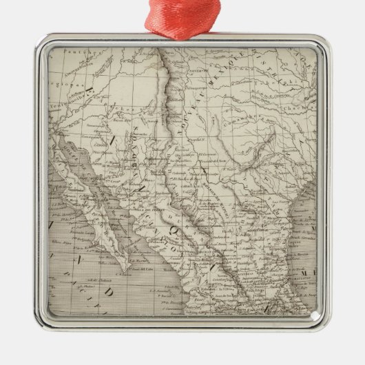 Mexiko und Mittelamerika Silbernes Ornament (Vorne)