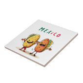 Mexiko und Tacos Fliese (Seite)
