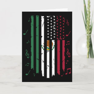 Mexiko US-Flagge Patriot Mexikanische Flagge Ameri Karte