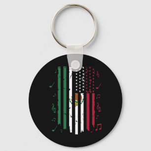 Mexiko-Us-Flagge Patriot Mexikanische Flagge Ameri Schlüsselanhänger