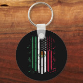 Mexiko-Us-Flagge Patriot Mexikanische Flagge Ameri Schlüsselanhänger (Vorderseite)