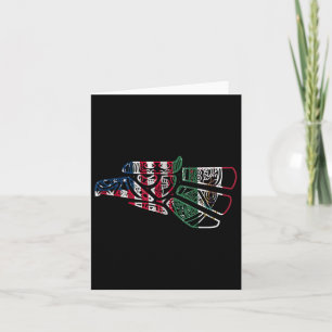Mexiko USA Flaggenpatriot mexikanische Flagge Amer Karte