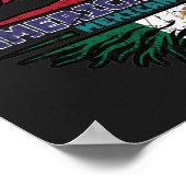 Mexiko USA USA USA USA USA Staaten Tree Poster (Ecke)