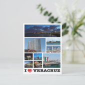 Mexiko - Veracruz - I Liebe - Postkarte (Stehend Vorderseite)