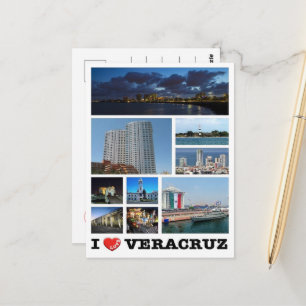 Mexiko - Veracruz - I Liebe - Postkarte