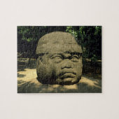 Mexiko, Villahermosa, riesiger Olmec-Kopf, La Vent Puzzle (Horizontal)