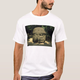 Mexiko, Villahermosa, riesiger Olmekenkopf, La Ven T-Shirt