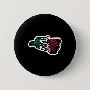 Mexiko Vintag mexikanische Flagge Prix Hecho En Me Button
